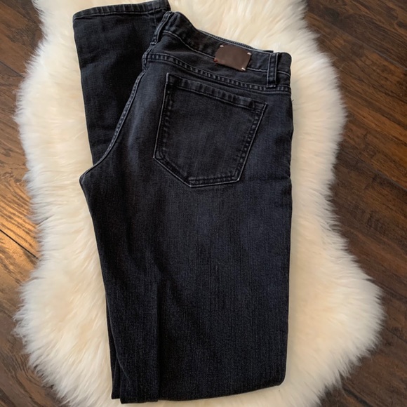 Banana Republic Black Zipper Skinny Jeans - Picture 3 of 3